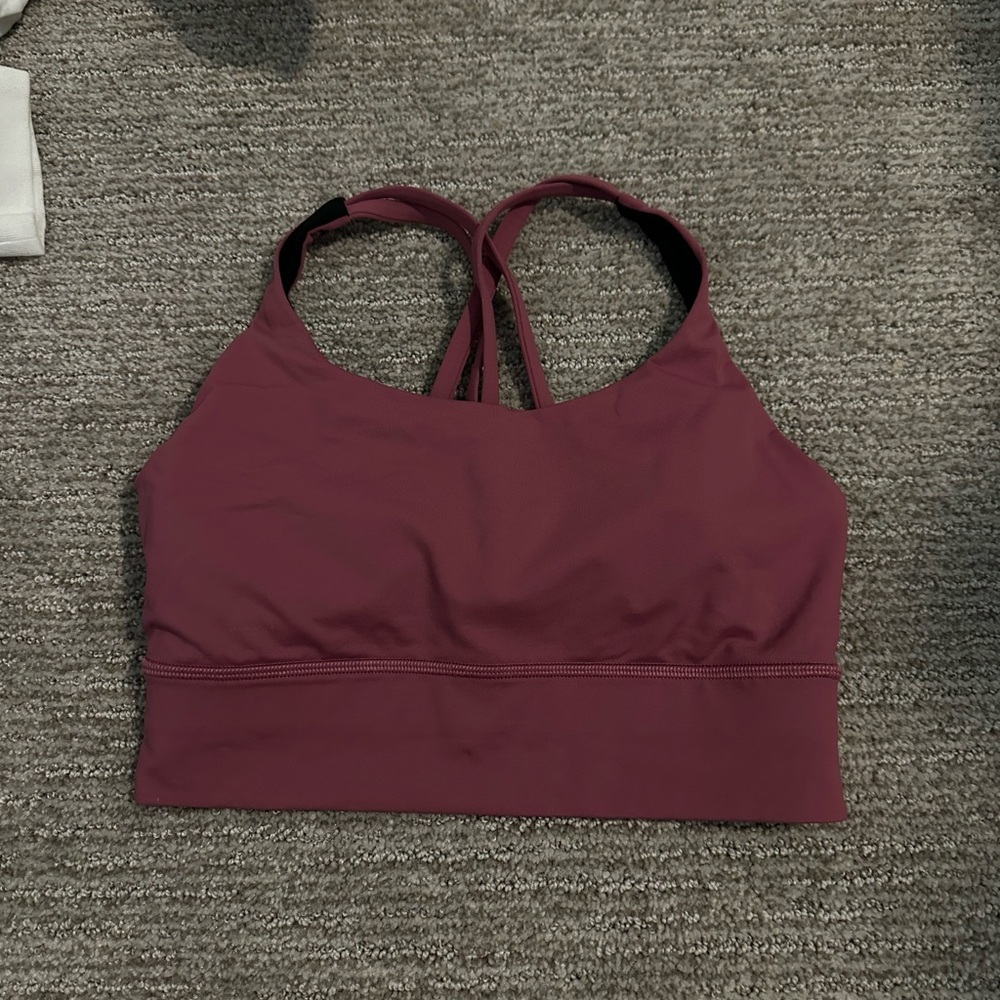 Dark pink / rose color lululemon sports bra size 6